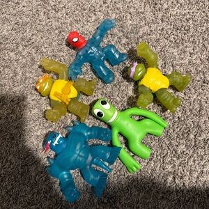 Stretchy action figures